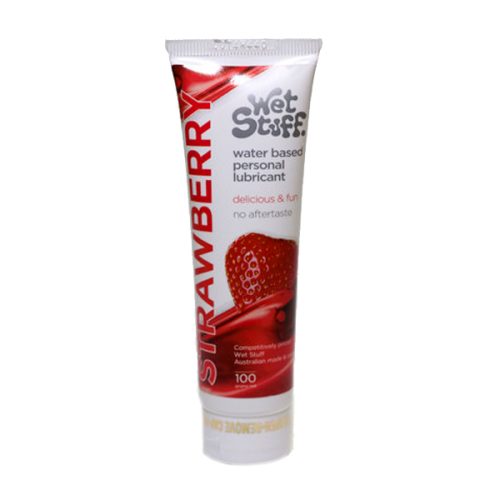 Wet Stuff Strawberry Water Based Lubricant In Various Sizes