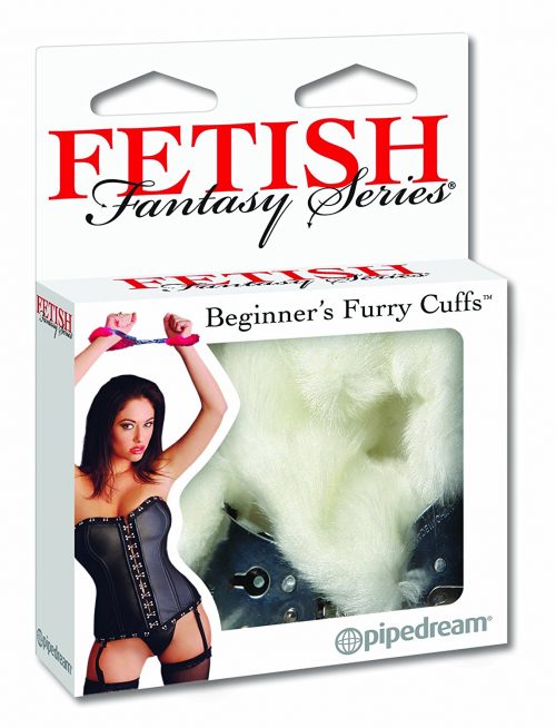 Fetish Fantasy Series Beginner's Furry Cuffs White