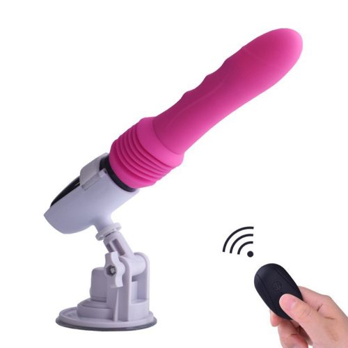 Suction Cap Hammer Action Vibrator With Remote